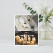 キャンドルクリスマスフォトポストカード – HAMbWG シーズンポストカード (スタンド正面)