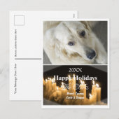 キャンドルクリスマスフォトポストカード – HAMbWG シーズンポストカード (正面/裏面)