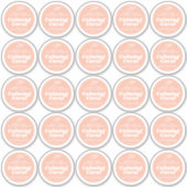 キャンドルコーミニマルラルラベルシート25 シール (正面)