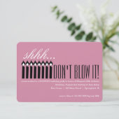 キャンドルサプライズシー…やめて吹くれ！ 招待状 (スタンド正面)