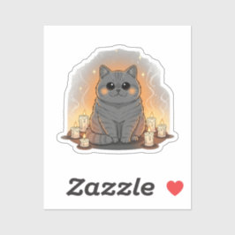 キャンドルサークルブリット – ブリティッシュショートエアハロウィーン シール