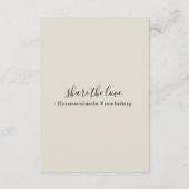 キャンドルサ気にンキュ包装カード エンクロージャーカード (裏面)