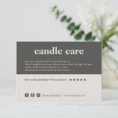 キャンドルサ気にンキュ包装カード サンキューカード (スタンド正面)