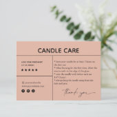 キャンドルサ気にンキュ包装カード サンキューカード (スタンド正面)