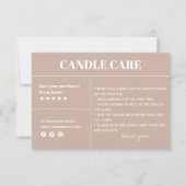 キャンドルサ気にンキュ包装カード サンキューカード (正面)