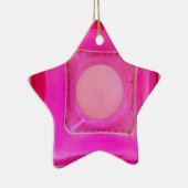 キャンドルスイートピンク愛キャンドルライト セラミックオーナメント (右)