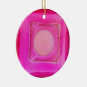 キャンドルスイートピンク愛キャンドルライト セラミックオーナメント (右)