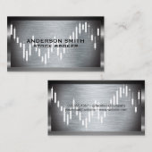 キャンドルスティックのストックグラフ 名刺 (正面/裏面)