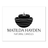 キャンドルスモールビジネスパッケージ ラバースタンプ (インプリント)