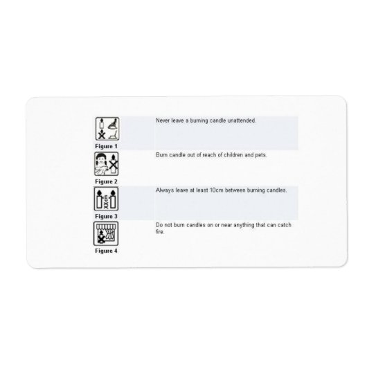 キャンドルセーフティシール ラベル (正面)