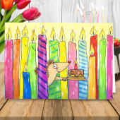 キャンドルハッピーバースデーグリーティングカード(N.Janes) カード