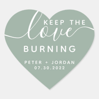 キャンドルハートシール ハートシール