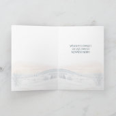 キャンドルパインコーンポーランドクリスマス シーズンカード (内部)