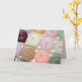 キャンドルパーティーグリーティングカード カード (黄色い花)