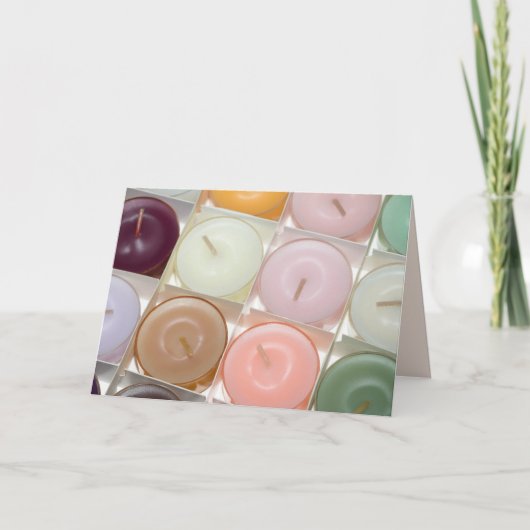 キャンドルパーティーグリーティングカード カード (正面)