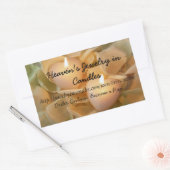 キャンドルビジネスシール 長方形シール (封筒)