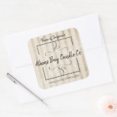 キャンドルビジネスラベル スクエアシール (封筒)