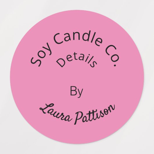 キャンドルビジネス会社のWebサイトのEメールの日付を追加 ラベル (デザイン1)