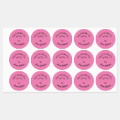 キャンドルビジネス会社のWebサイトのEメールの日付を追加 ラベル (シート)