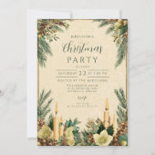 キャンドルピ素朴ネコーンクリスマスパーティー 招待状 (正面)