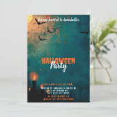 キャンドルフルムーンこうもりハローウィンパーティ 招待状 (スタンド正面)