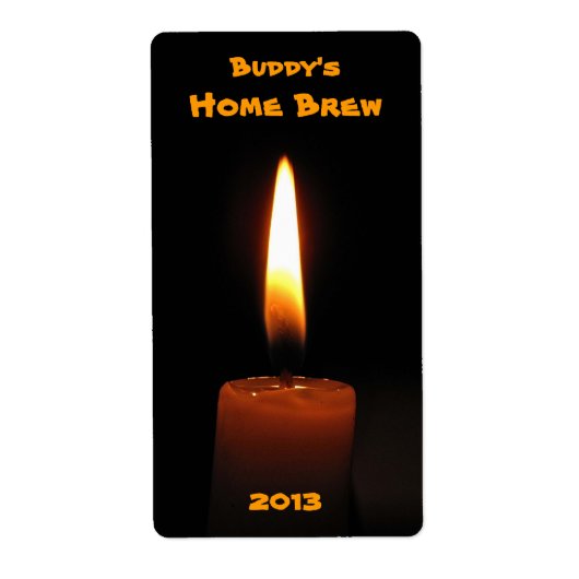 キャンドルフレイムビールラベル ラベル (正面)