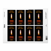 キャンドルフレイムビールラベル ラベル (フルシート)