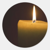 キャンドルフレームクラシック丸シール ラウンドシール (正面)
