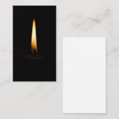キャンドルフレーム2 名刺 (正面/裏面)