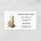 キャンドルフローラ葬儀 名刺 (裏面)