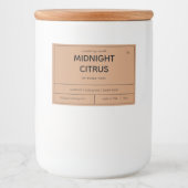 キャンドルプロダクトラベルデザイン フードラベル (正面)