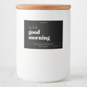 キャンドルプロダクトラベルデザイン フードラベル (正面)