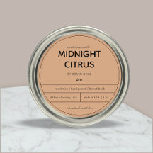 キャンドルプロダクトラベルデザイン