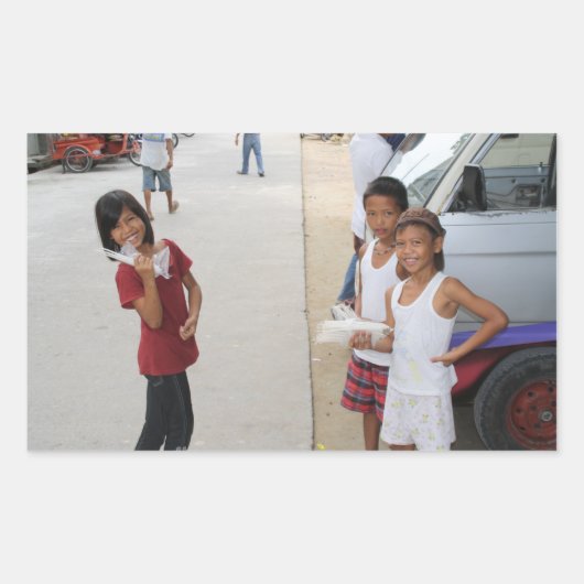 キャンドルベンダー 長方形シール (正面)