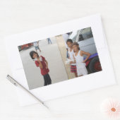 キャンドルベンダー 長方形シール (封筒)