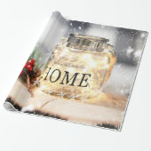 キャンドルホームクリスマスホリデー ラッピングペーパー (アンロールド)