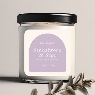 キャンドルボホモダンミニマル製品パッケージ スクエアシール