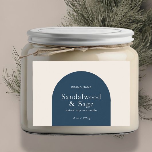 キャンドルボホモダンミニマル製品パッケージ フードラベル