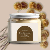 キャンドルボホモダンミニマル製品パッケージ フードラベル