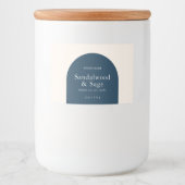 キャンドルボホモダンミニマル製品パッケージ フードラベル (正面)