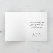 キャンドルマスウィッカ信者インボルックスノーマイサンシャインキャンドル シーズンカード (内部)