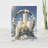 キャンドルマスウィッカ信者インボルックスノーリースキャンドル シーズンカード (正面)