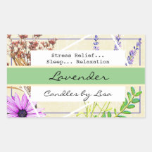 キャンドルメイキングのラベル