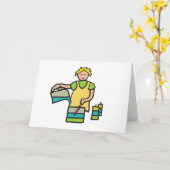 キャンドルメイキング カード (黄色い花)