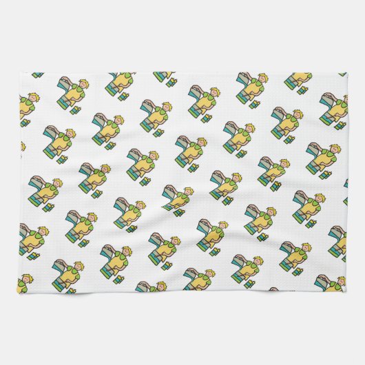 キャンドルメイキング キッチンタオル (横)