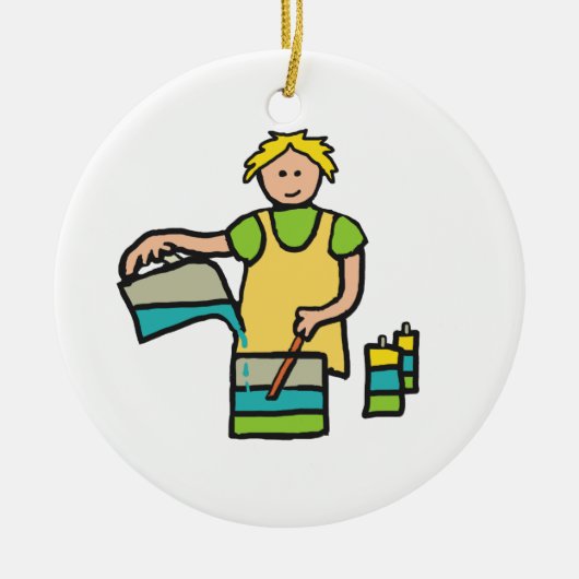 キャンドルメイキング セラミックオーナメント (正面)