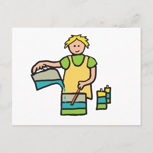 キャンドルメイキング ポストカード (正面)