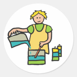 キャンドルメイキング ラウンドシール