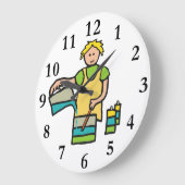 キャンドルメイキング ラージ壁時計 (傾斜)