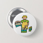 キャンドルメイキング 缶バッジ (正面&裏面)